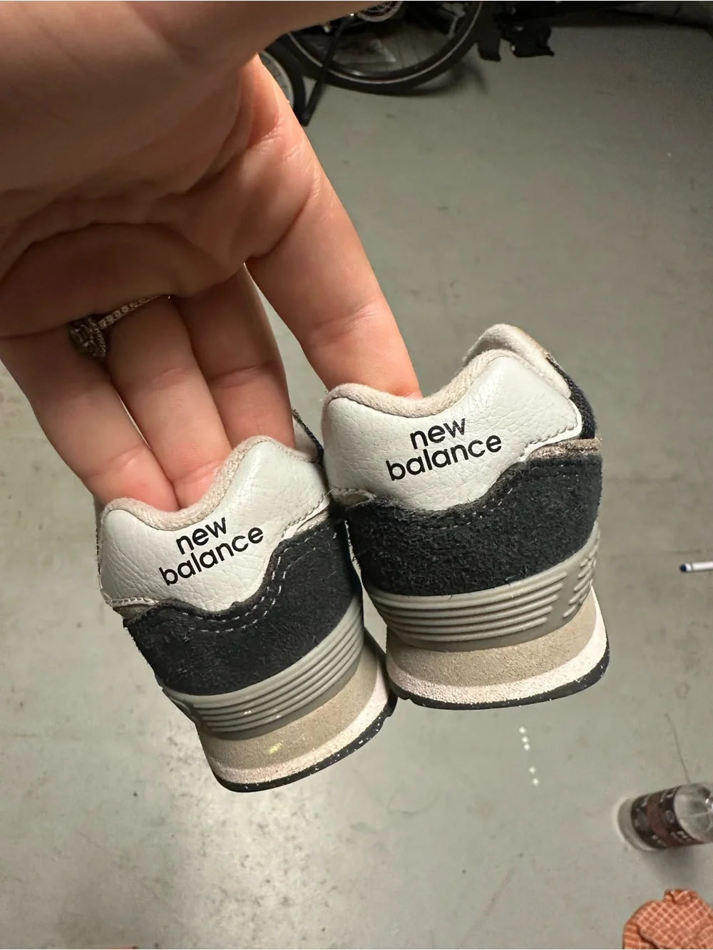 New Balance Kids Black & Gray classic 574
